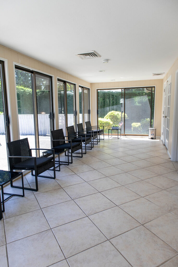 Peace Zone adult family home in Auburn - sun room